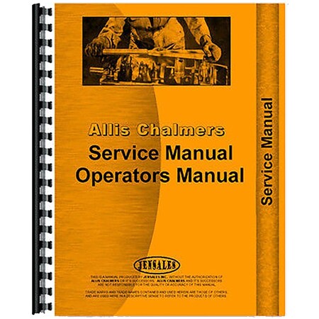 Service & Operator Manual Fits Allis Chalmers AC Tractor Models KO